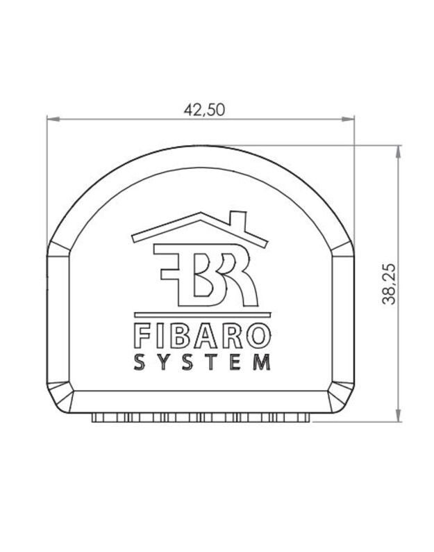 FIBARO Universal Dimmer 250W / Universalus dimeris