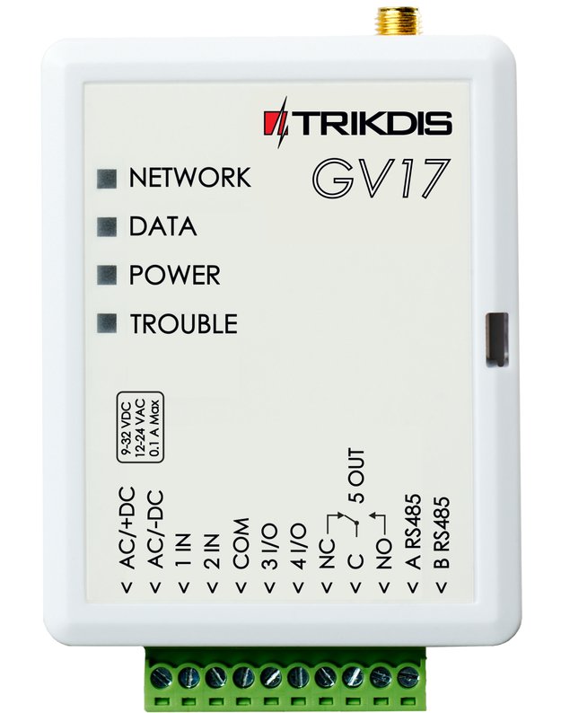 GSM vartų valdiklis GV17 Trikdis