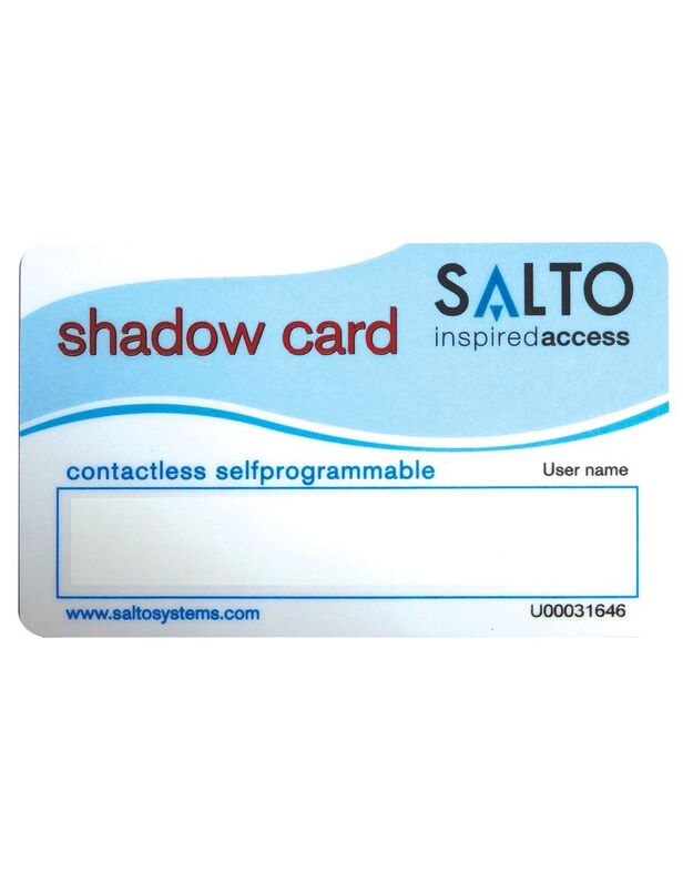 SALTO vartotojų kortelių komplektas (su šešeline kortele)