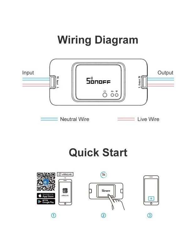 Sonoff BasicR3 Wi-Fi DIY Switch