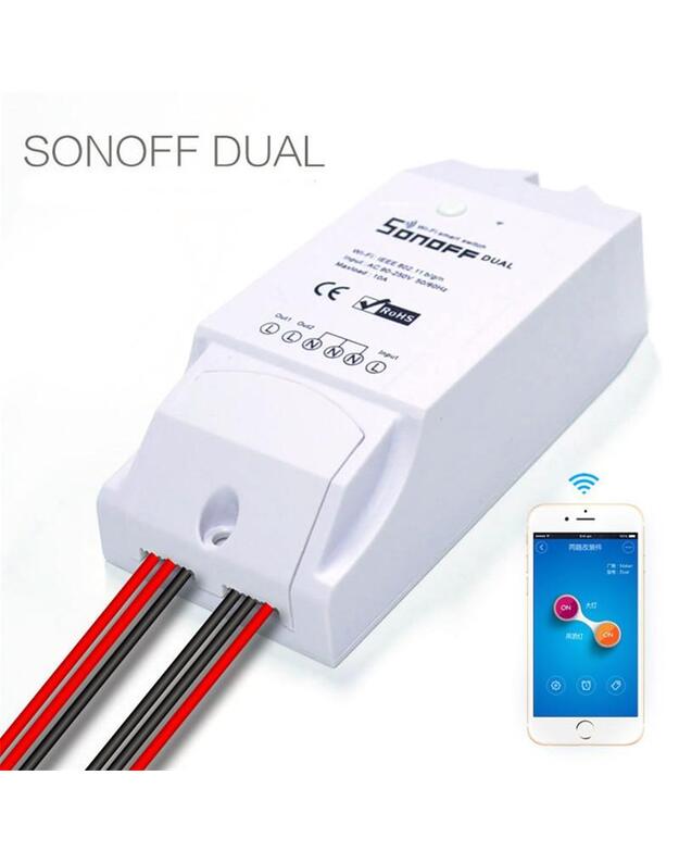 Sonoff DualR2 Išmanusis jungiklis